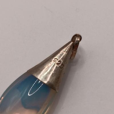 LOT 138: Vintage 925 Sterling Moonstone Pendant, 925 Multi-Gemstone Pendant, Cloisonne Enamel Bead & More