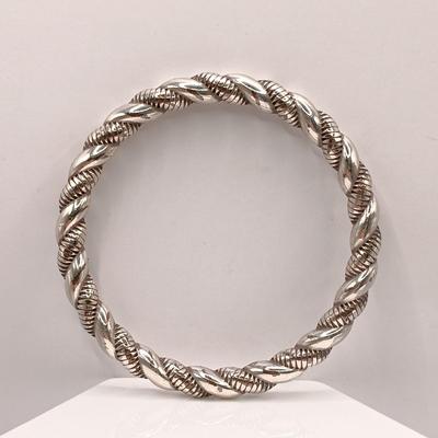 LOT 146: Brighton and Unsigned Artisan Bangle ( Tested 925 ) with Silver-Tone Turkish Coin Bracelet