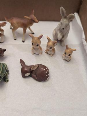 Vintage Miniature Porcelain Wildlife Animals