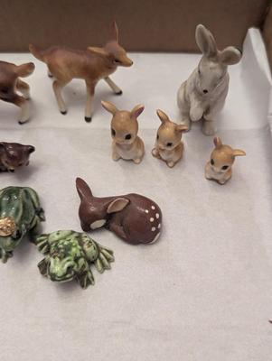 Vintage Miniature Porcelain Wildlife Animals