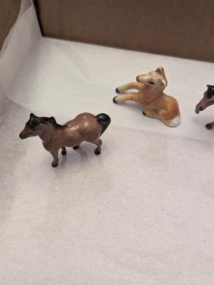 Vintage Miniature Porcelain Horses