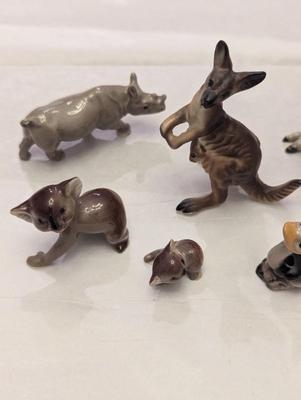 Vintage Miniature Porcelain Wildlife Animals