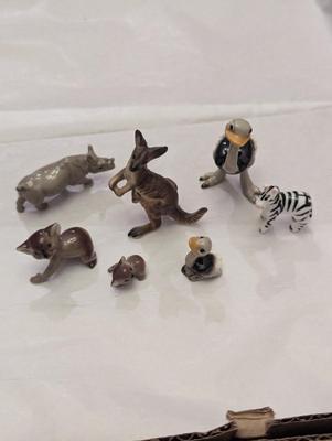 Vintage Miniature Porcelain Wildlife Animals