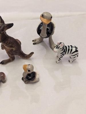 Vintage Miniature Porcelain Wildlife Animals