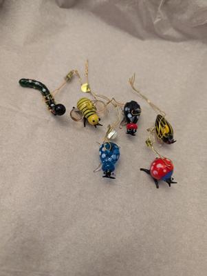 Hand Blown Miniature Glass Insect Ornaments #17