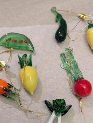 Hand Blown Miniature Glass Vegetable Ornaments #20