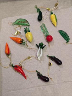 Hand Blown Miniature Glass Vegetable Ornaments #20