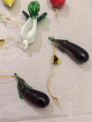 Hand Blown Miniature Glass Vegetable Ornaments #20