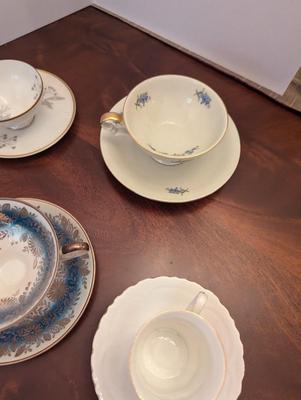 Vintage Bareuther Waldsassen Schezar Winterling Bavaria Schirnding Qualitäts Porzellan Cups & Saucers