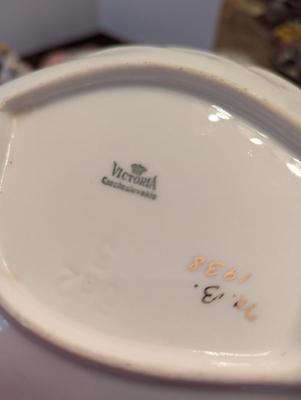 Vintage Schumann Arzberg Royal Albert Hand Engraving Sheraton Victoria Czechoslovakia China Dishes