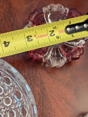 Vintage Glass Decor Phoenicia Crystal Made In Israel Candy Dishes & Glasses