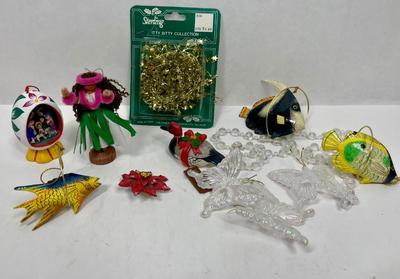 Vintage Hawaii Christmas Decor Lot