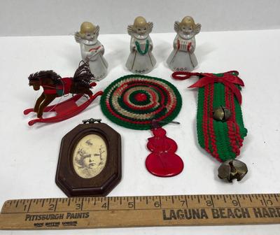 Very Vintage Christmas Decor Lot