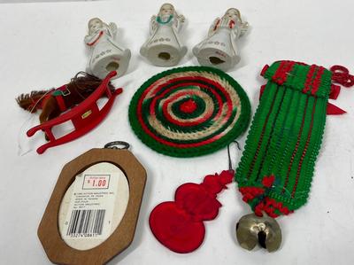Very Vintage Christmas Decor Lot