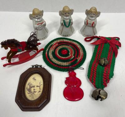 Very Vintage Christmas Decor Lot