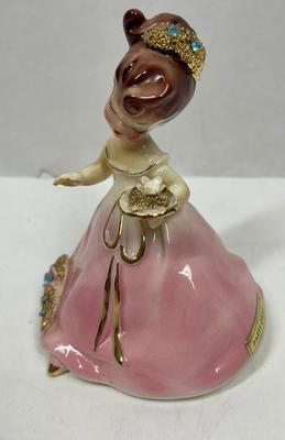 Vintage Josef Originals Party Dress Girl Figurine 4"