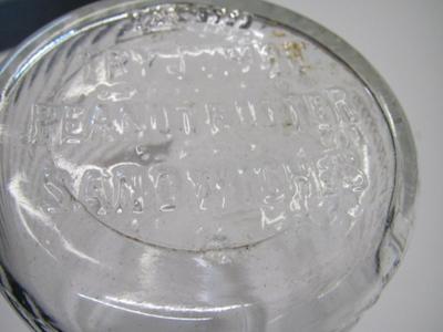 Jumbo Peanut Butter Glass Jar