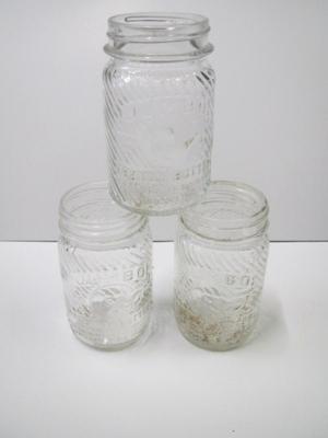 Jumbo Peanut Butter Glass Jar