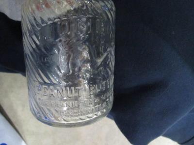 Jumbo Peanut Butter Glass Jar