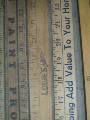 Vintage Yard Sticks Advertising Hendersonville & Asheville