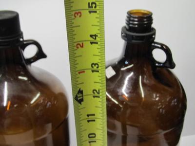 Antique Brown Gallon Jug Medicine Bottles Vintage Kerosene Bottle