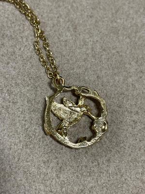JJI hummingbird necklace & Sterling earrings