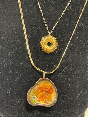 1/20 14k Speidel with Hogan Bolas pendant & 1/20 12k necklaces
