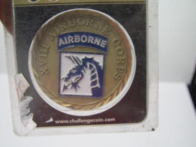 XVIII Airborne Corps Fort Bragg NC Challenge Coin