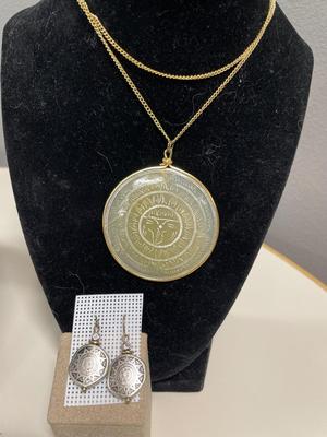 Aztec style necklaces & earrings