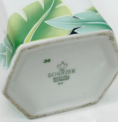 Scherzer Porcelain Vase Bavaria Germany