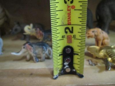 Collectible Animal Figurines Approx 1" To 5" Tall