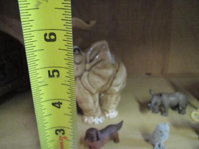 Collectible Animal Figurines Approx 1" To 5" Tall