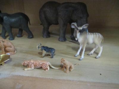 Collectible Animal Figurines Approx 1" To 5" Tall