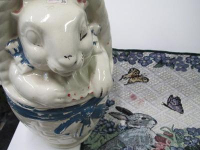 Bunny Collection Vintage Ceramic Cookie Jar