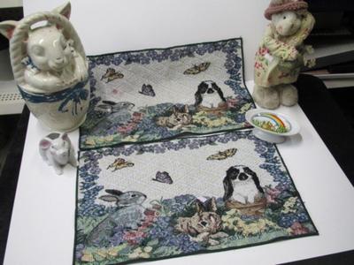 Bunny Collection Vintage Ceramic Cookie Jar
