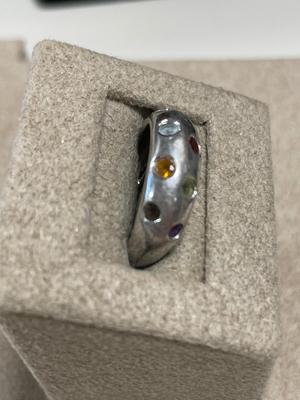 Multi stone 925 ring