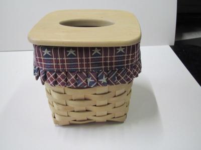 Longaberger Wood Crafts Tissue Box