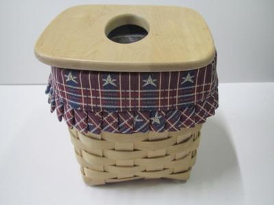 Longaberger Wood Crafts Tissue Box