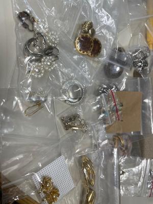 Grab bag of clip on earrings