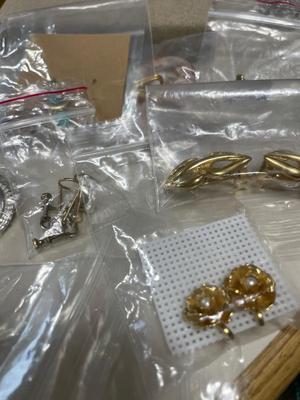 Grab bag of clip on earrings