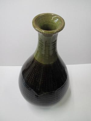 Hand Made Glazed Signed Vase
