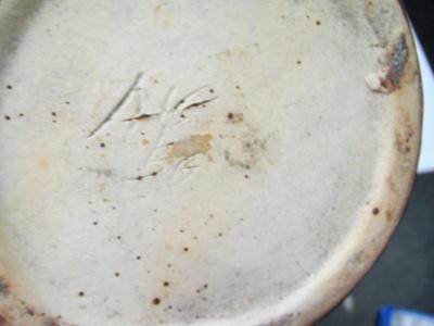 Hand Made Glazed Signed Vase