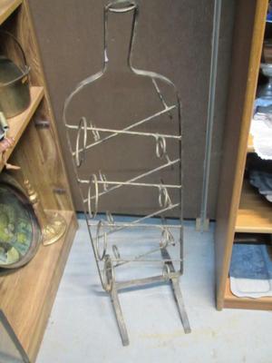Metal Wine Rack Approx 38 1/2" Tall