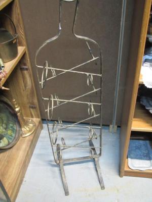 Metal Wine Rack Approx 38 1/2" Tall