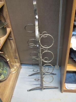 Metal Wine Rack Approx 38 1/2" Tall