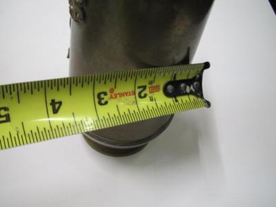 Solid Brass Hand Made Pail Scuttle Ash Coal Fireplace Scoop Approx 12 1/4" Tall