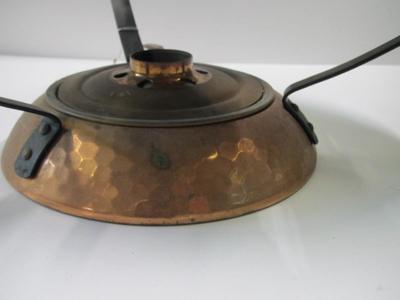 Brass Serving Tray With Copper Mugs