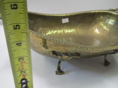 Vintage Solid Brass Bathtub Soap Dish Approx 16" x 9" x 4 1/2"