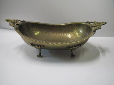 Vintage Solid Brass Bathtub Soap Dish Approx 16" x 9" x 4 1/2"