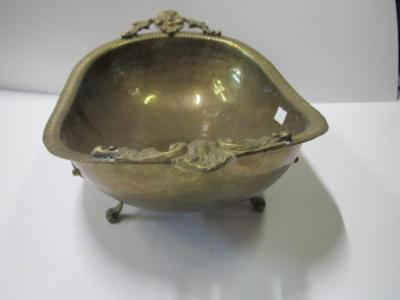 Vintage Solid Brass Bathtub Soap Dish Approx 16" x 9" x 4 1/2"